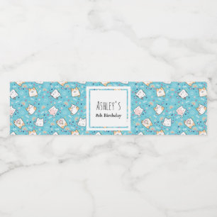 Rótulo De Garrafa De Vinho Padrões de Gato Gato Gato Gato Gato-Gato