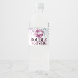 Rótulo De Garrafa De Vinho Papel da Era de Dígitos Duplos Glitter Disco da Mo