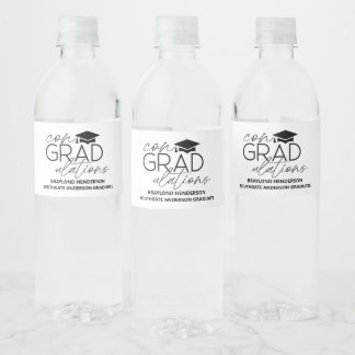 Rótulo De Garrafa De Vinho Parabéns Graduação