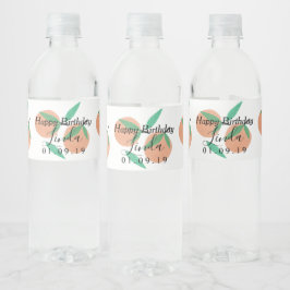 Rótulo De Garrafa De Vinho Parabéns Laranja Roteiro Festa