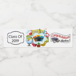 Rótulo De Garrafa De Vinho Parabéns Turma do Ano Personalizado
