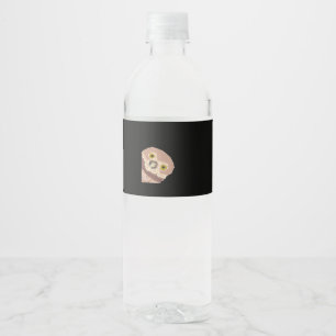 Rótulo De Garrafa De Vinho Peekabo Engraçado Design De Halloween