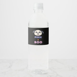 Rótulo De Garrafa De Vinho Peekaboo Basic Design