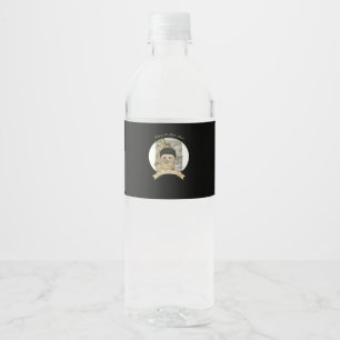 Rótulo De Garrafa De Vinho Peekaboo Meme Design Para Halloween