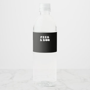 Rótulo De Garrafa De Vinho Peekaboo Spooky Slogan