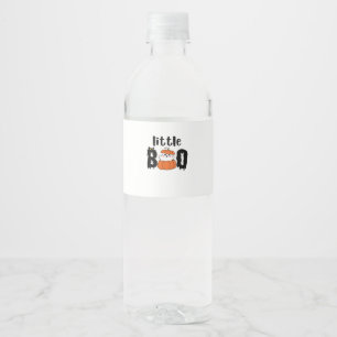 Rótulo De Garrafa De Vinho Pequeno Boo Cute Halloween Pumpkin Cat Vintage Sty
