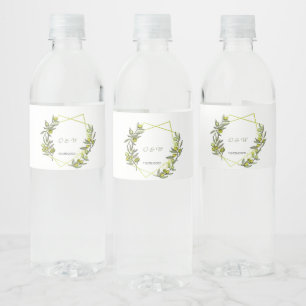 Rótulo De Garrafa De Vinho Personalização de Olividade de Casamento