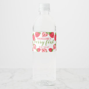 Rótulo De Garrafa De Vinho Personalizado do Primeiro Partido do primeiro aniv