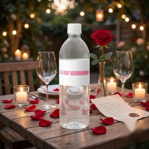 Rótulo De Garrafa De Vinho Personalizado Eu Amo Meu Marido – Adicionar Foto d