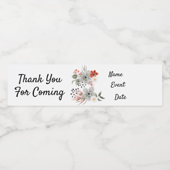 Rótulo De Garrafa De Vinho Personalizado Genérico (Rótulo Único)