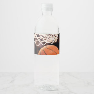 Rótulo De Garrafa De Vinho Pontuação de Basquete