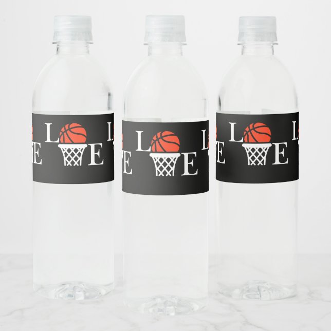 Rótulo De Garrafa De Vinho Presente de aniversário de basquete, jogadora de b (Garrafas)