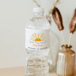 Rótulo De Garrafa De Vinho Primeira viagem à volta da festa de aniversário do