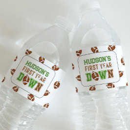 Rótulo De Garrafa De Vinho Primeiro aniversario De Futebol No Primeiro Ano