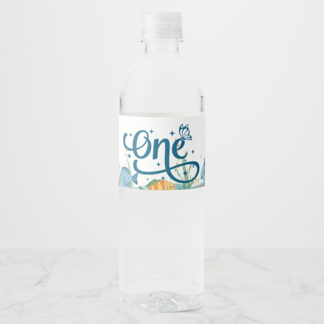 Rótulo De Garrafa De Vinho Primeiro aniversario de pesca com UM (Frente)