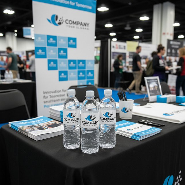 Rótulo De Garrafa De Vinho Promocional Personalizado da Empresa (Criador carregado)