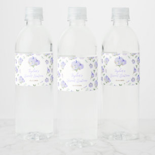 Rótulo De Garrafa De Vinho Rojas Abóboras Florais Doce Dezesseis