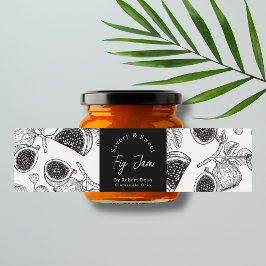 Rótulo De Garrafa De Vinho Rótulo de Discussão de Quebra-cabeça de Fig Homema