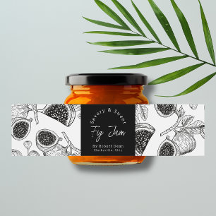 Rótulo De Garrafa De Vinho Rótulo de Discussão de Quebra-cabeça de Fig Homema