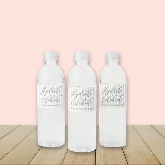 Rótulo De Garrafa De Vinho Rótulo de Frasco de Água Personalizado para Margs
