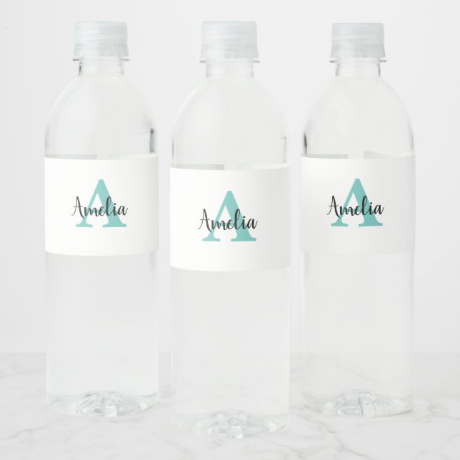 Rótulo De Garrafa De Vinho Rótulo de Nome Personalizado em Script (Garrafas)