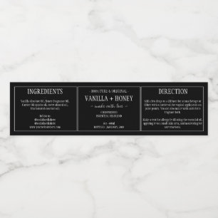 Rótulo De Garrafa De Vinho Rótulo de Óleo Essencial