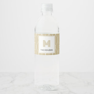 RÓTULO DE GARRAFA DE VINHO RÓTULO DO FRASCO DE ÁGUA CLÁSSICA