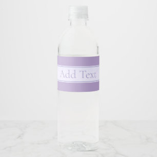 Rótulo De Garrafa De Vinho Roxo Lavanda Leve Elegante Personalizável