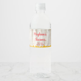 Rótulo De Garrafa De Vinho Rustic Fiesta Water Bottle Labels | Taco Shower
