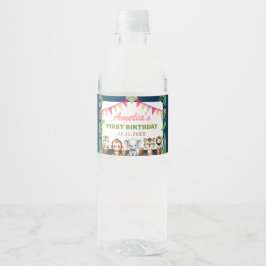 Rótulo De Garrafa De Vinho Safari Wild One primeiro aniversario