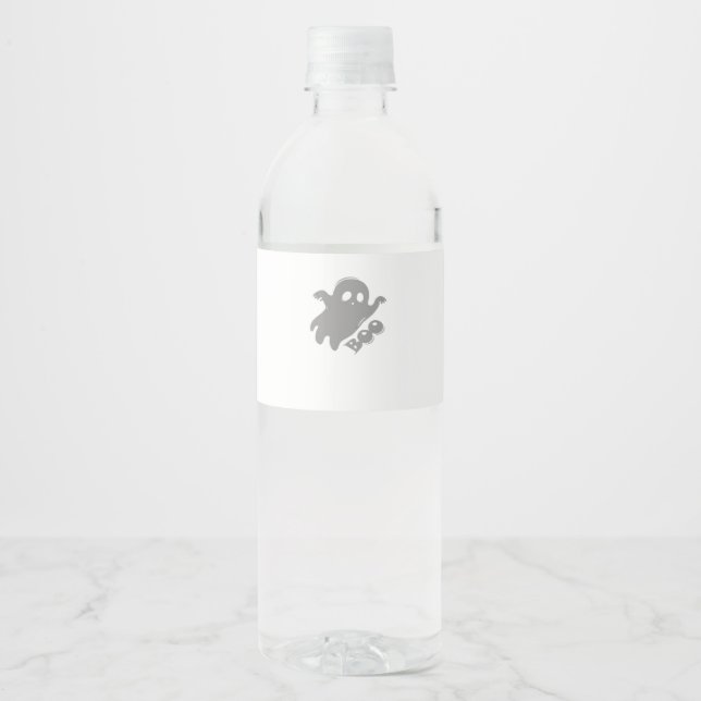 Rótulo De Garrafa De Vinho Simples de Estética do Pequeno Boo (Frente)