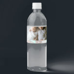 Rótulo De Garrafa De Vinho simples e mínimo ADICIONE sua brilhante azul de TE<br><div class="desc">design</div>