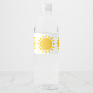 Rótulo De Garrafa De Vinho Sol