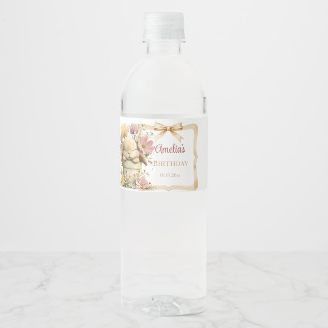 Rótulo De Garrafa De Vinho Somebunny is Turning One Food & Beverage Label (Frente)