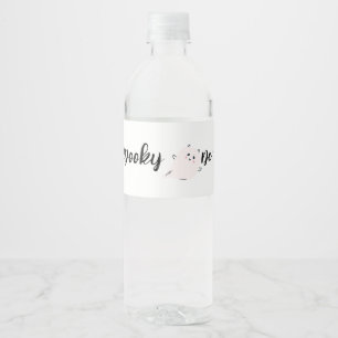 Rótulo De Garrafa De Vinho Spooky One   primeiro aniversario de Halloween   A
