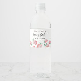 Rótulo De Garrafa De Vinho Strawberry Labels 1rua Berry Primeiro Mercado de A