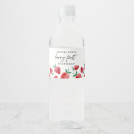 Rótulo De Garrafa De Vinho Strawberry Labels 1rua Berry Primeiro Mercado de A