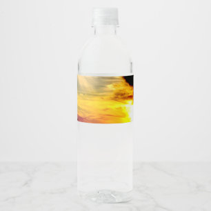 Rótulo De Garrafa De Vinho Sunset