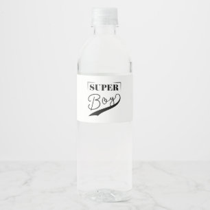 Rótulo De Garrafa De Vinho Super Boy