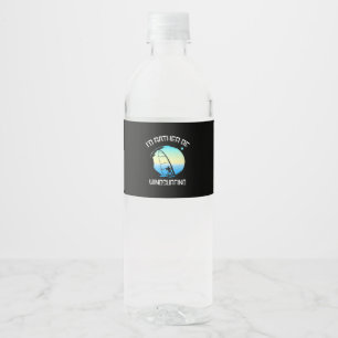 Rótulo De Garrafa De Vinho Surfista Preferencialmentes Estariam Navegando
