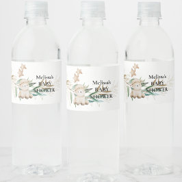 Rótulo De Garrafa De Vinho Sweet Little Lamb Greenery