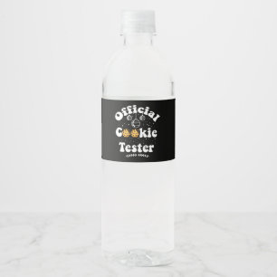 Rótulo De Garrafa De Vinho Testador de Biscoito Oficial Amantes de Biscoito N