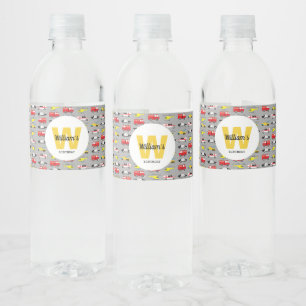 Rótulo De Garrafa De Vinho Transporte Personalizado De Veículos De Emergênc