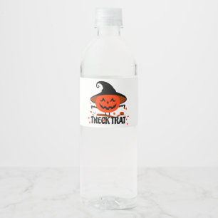 Rótulo De Garrafa De Vinho Treck Trat Pumpkin sorrindo