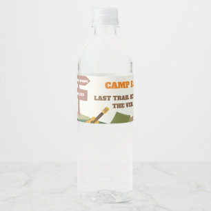 Rótulo De Garrafa De Vinho Última Rastreio Antes Da Festa de solteira Do Camp