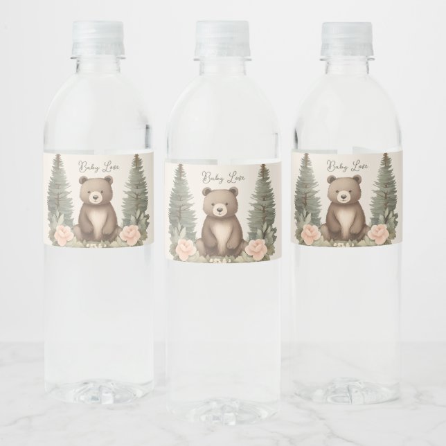 Rótulo De Garrafa De Vinho Urso Florestal da Madeira (Garrafas)