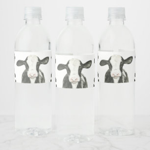 Rótulo De Garrafa De Vinho Vaca Sagrada Eu Sou Uma Estampa de Vaca de Anivers