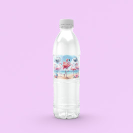 Rótulo De Garrafa De Vinho Vamos Flamenco! Birthday Beach Bash