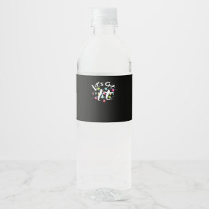 Rótulo De Garrafa De Vinho Vamos Sair, Luzes De Natal - Saindo Em C