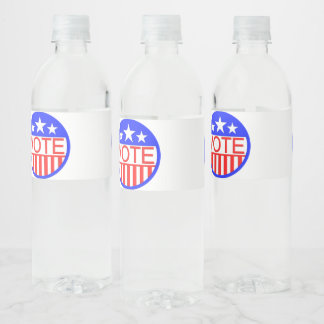 Rótulo De Garrafa De Vinho Votação Na América